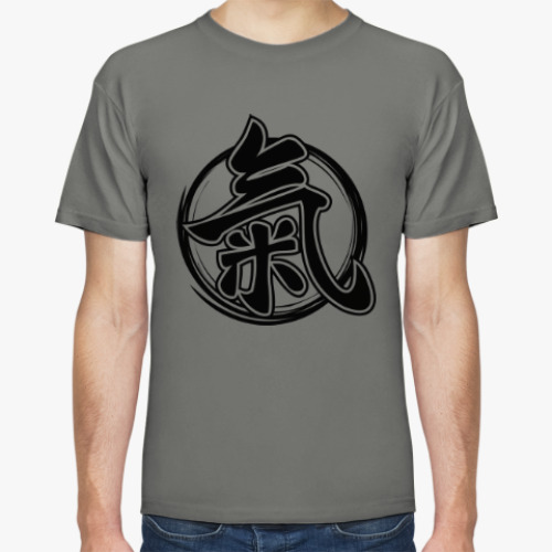 Футболка с принтом Иероглиф Ки (Ци)