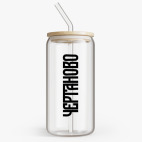 Банка с бамбуковой крышкой