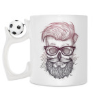 Кружка с футбольным мячиком