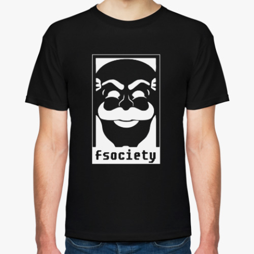 Футболка с принтом fsociety