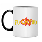 Кружка двухцветная