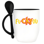 Кружка с ложкой