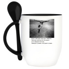 Кружка с ложкой