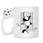 Кружка с футбольным мячиком