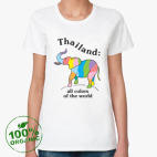 Женская футболка органик