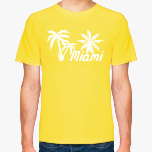 Футболка с принтом Маями