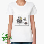 Женская футболка органик