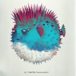 Брутальная рыба панк Punk fish