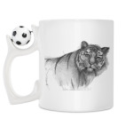 Кружка с футбольным мячиком