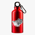 Металлическая бутылка 400 мл UV-DTF