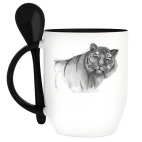 Кружка с ложкой