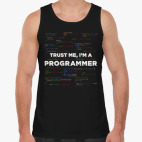 Майка Tank Top Trust me, i'm a PROGRAMMER