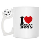 Кружка с футбольным мячиком