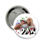 Значок 58 мм DMX Hip-Hop Old School Rap Music