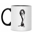 Кружка двухцветная