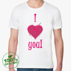 Мужская футболка органик