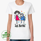 Женская футболка органик