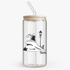 Банка с бамбуковой крышкой