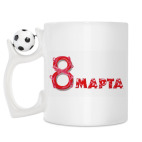 Кружка с футбольным мячиком