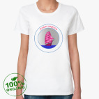Женская футболка органик