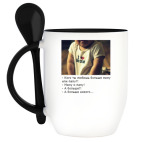 Кружка с ложкой