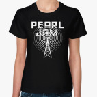 Классическая женская футболка Pearl Jam