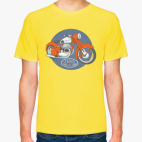 Классическая футболка Мотоцикл Ява