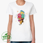 Женская футболка органик