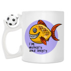 Кружка с футбольным мячиком