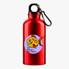 Металлическая бутылка 400 мл UV-DTF