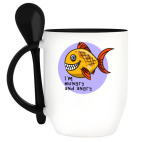 Кружка с ложкой