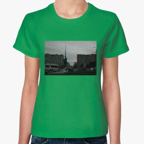 Женская футболка с принтом Северодвинск