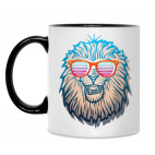 Кружка двухцветная