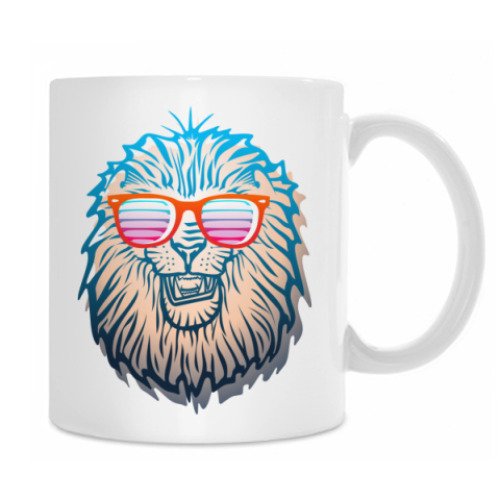 Кружка Стильный Лев