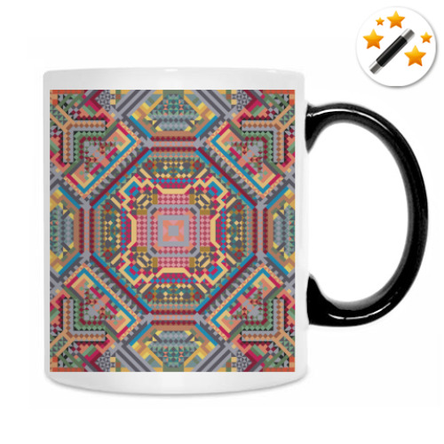 Кружка-хамелеон с принтом Умный и вечный