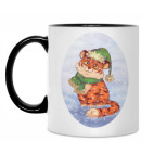 Кружка двухцветная