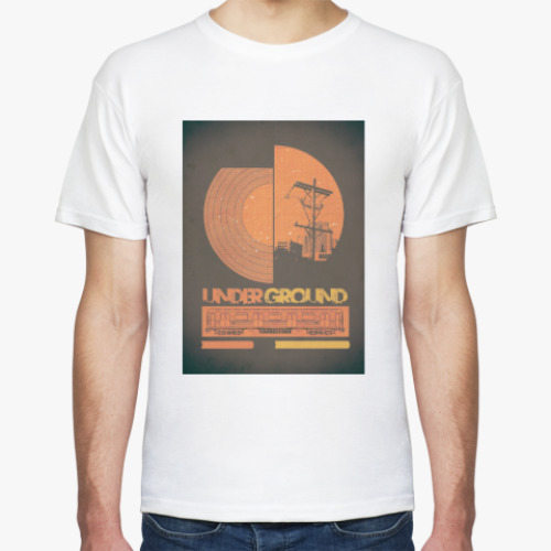 Футболка с принтом Underground Life
