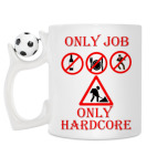 Кружка с футбольным мячиком