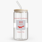 Банка с бамбуковой крышкой