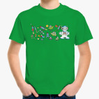 Детская классическая футболка Космические штуки