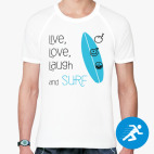 Мужская спортивная футболка