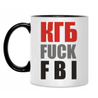 Кружка двухцветная