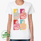 Женская футболка органик