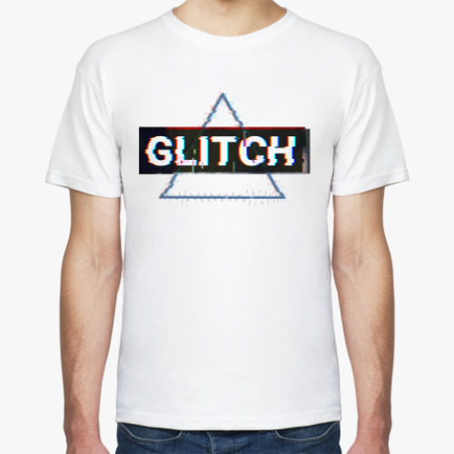 Футболка с принтом Glitch Effect