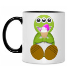 Кружка двухцветная