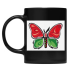 Кружка цветная UV-DTF