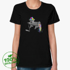 Женская футболка органик