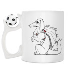 Кружка с футбольным мячиком