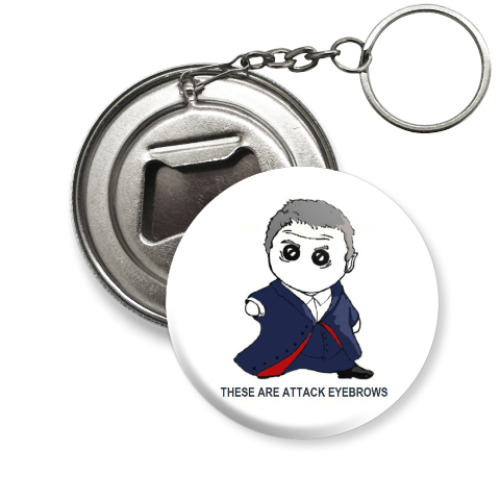 Брелок-открывашка с принтом Dr Who