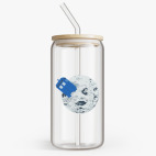 Банка с бамбуковой крышкой